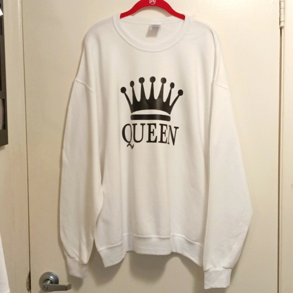 Jerzees XL White graphic sweatshirt